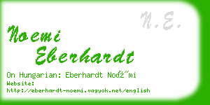 noemi eberhardt business card